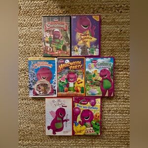Barney Holiday DVD lot